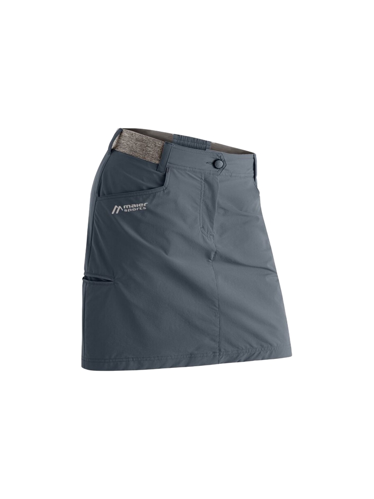 Maier Sports Norit Skortin Women's Graphite 3000331-10949 jurken en rokken online bestellen bij Kathmandu Outdoor & Travel