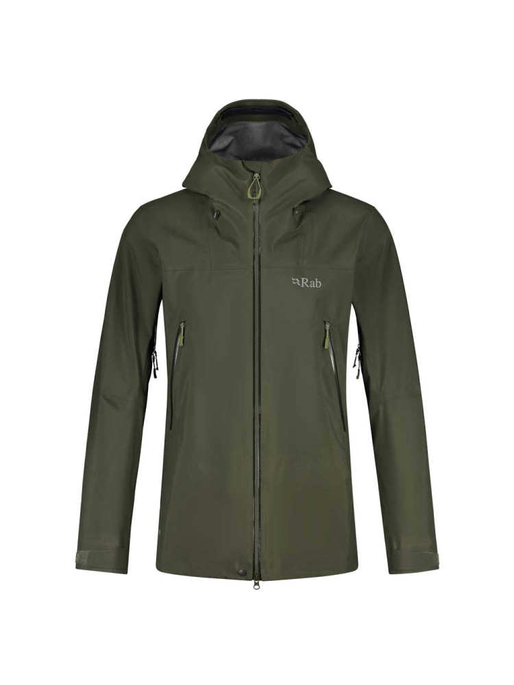 Rab Kangri Jacket GTX  Army QWH-01-ARM jassen online bestellen bij Kathmandu Outdoor & Travel