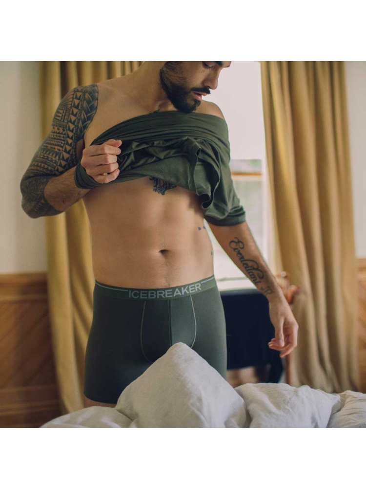 Icebreaker Anatomica Boxers Loden 103029-069 onderkleding/thermokleding online bestellen bij Kathmandu Outdoor & Travel