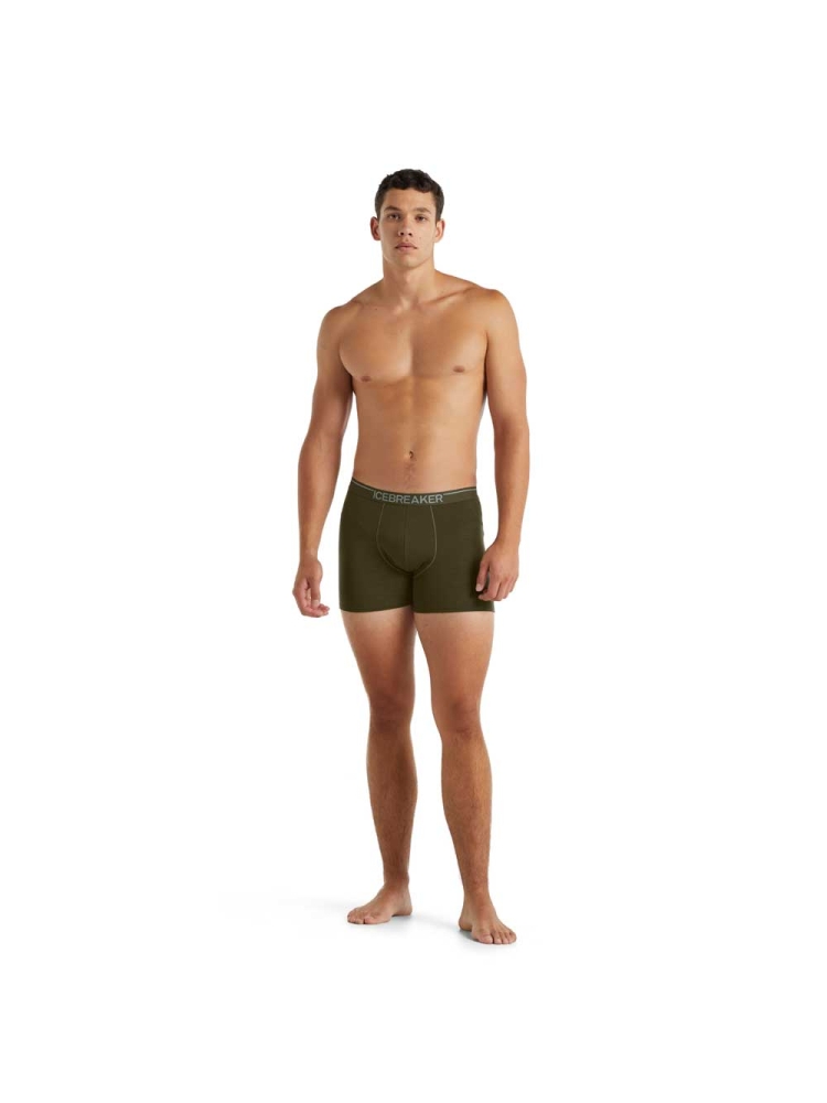 Icebreaker Anatomica Boxers Loden 103029-069 onderkleding/thermokleding online bestellen bij Kathmandu Outdoor & Travel