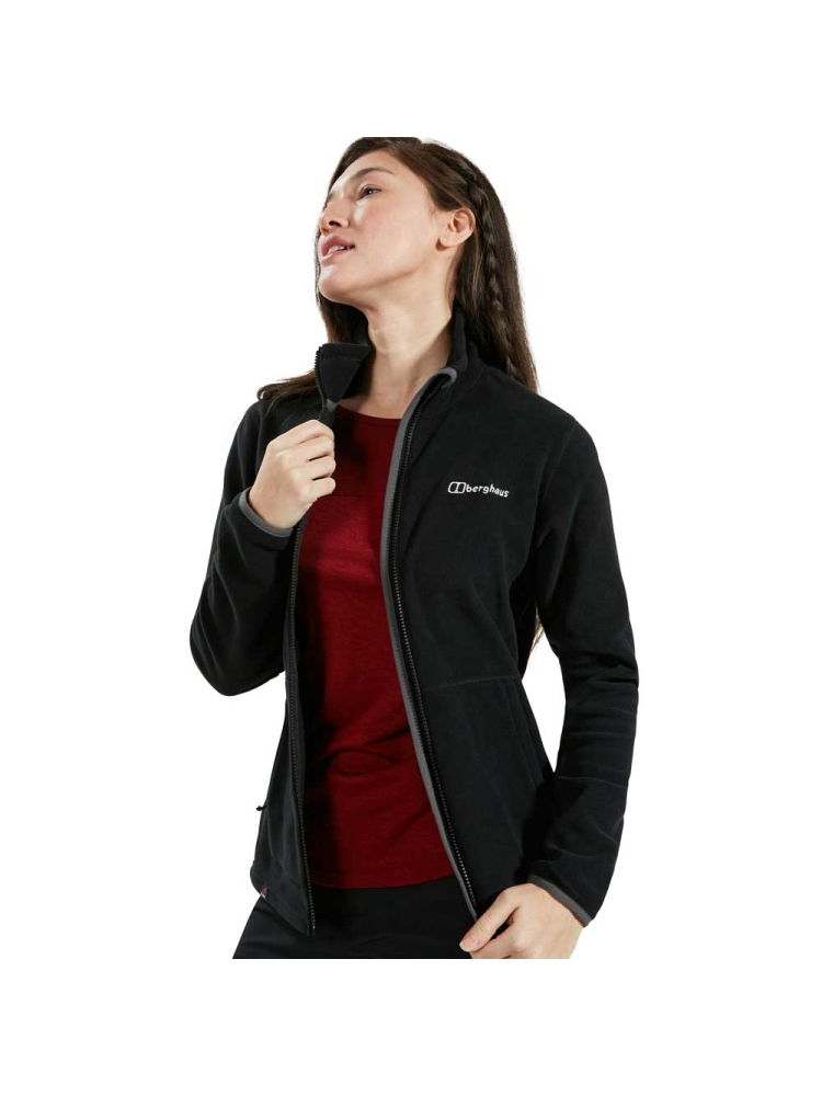 Berghaus Prism 2.0 Micro Fleece IA Women's Jet Black A001062-BP6 fleeces en truien online bestellen bij Kathmandu Outdoor & Travel