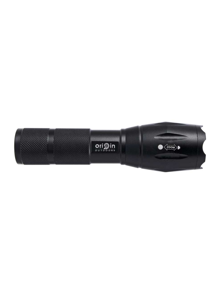 Origin Outdoor LED Flashlight 500 lumen Zwart 500505 verlichting online bestellen bij Kathmandu Outdoor & Travel