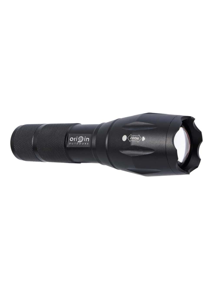 Origin Outdoor LED Flashlight 500 lumen Zwart 500505 verlichting online bestellen bij Kathmandu Outdoor & Travel