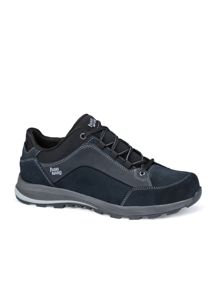Hanwag Banks Low Bunion LL Navy/Asphalt 203610-007012 wandelschoenen heren online bestellen bij Kathmandu Outdoor & Travel