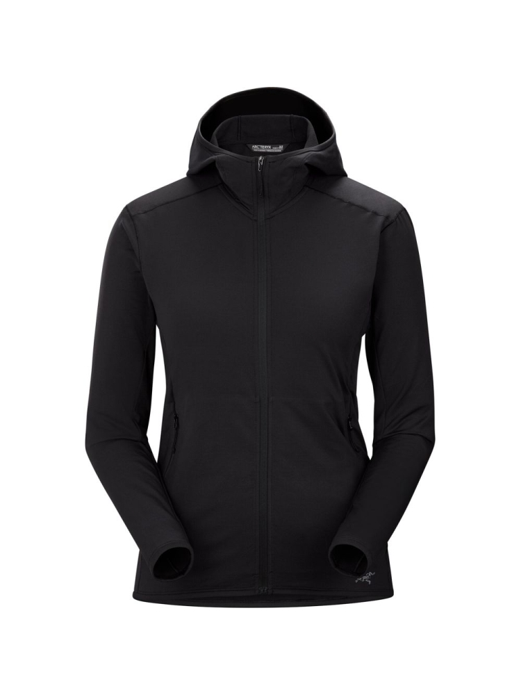Arc'teryx Kyanite LT Hoody Women's Black 29482-Black fleeces en truien online bestellen bij Kathmandu Outdoor & Travel