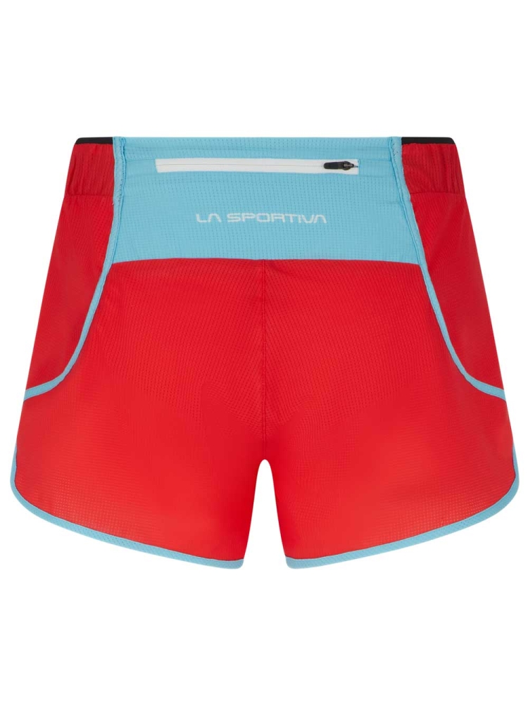 La Sportiva Timing Short Women's Hibiscus/Malibu Blue Q13-402602 broeken online bestellen bij Kathmandu Outdoor & Travel