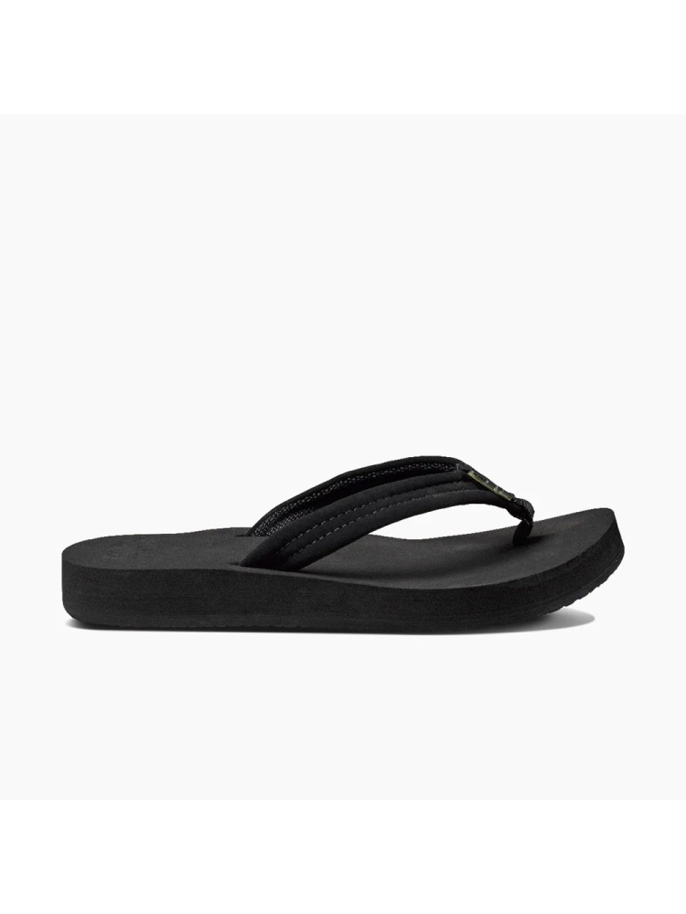 Reef Cushion Breeze Women's Black/Black RF001454BK2 slippers online bestellen bij Kathmandu Outdoor & Travel