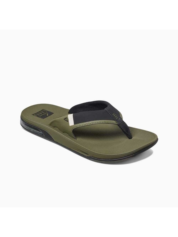 Reef Fanning Low Olive RF0A3KIHOLI slippers online bestellen bij Kathmandu Outdoor & Travel