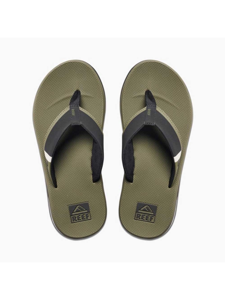 Reef Fanning Low Olive RF0A3KIHOLI slippers online bestellen bij Kathmandu Outdoor & Travel