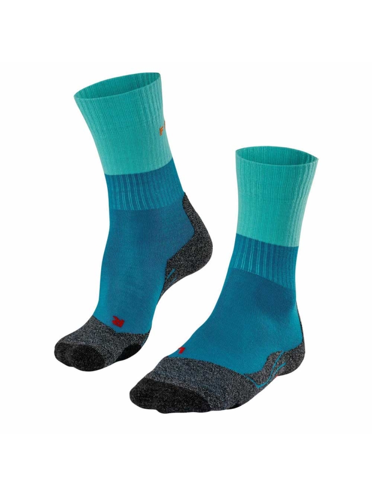 Falke TK2 Explore Women's Lagoon 16445-6908 sokken online bestellen bij Kathmandu Outdoor & Travel