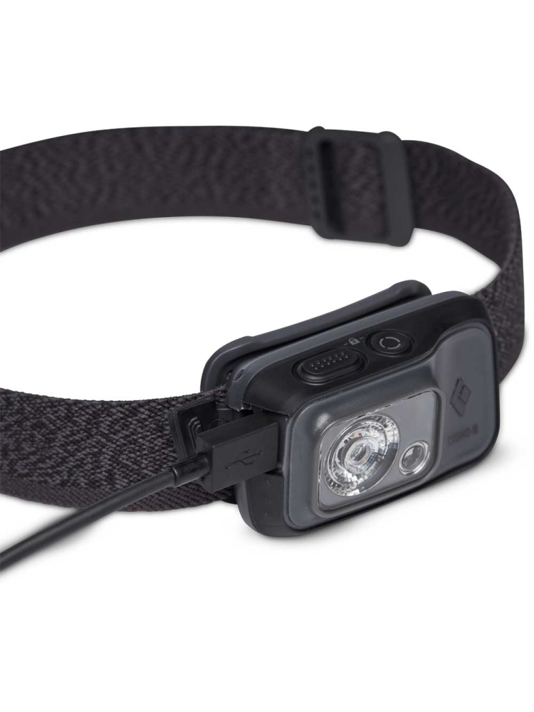 Black Diamond Cosmo 350-R Headlamp Graphite BD620677-Graphite verlichting online bestellen bij Kathmandu Outdoor & Travel