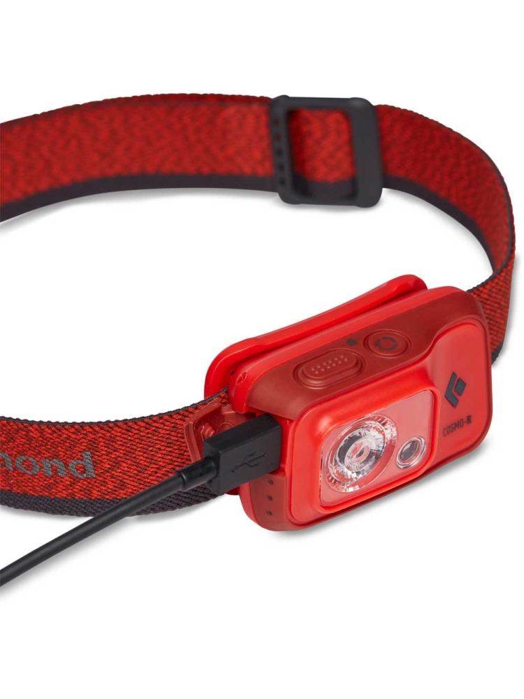 Black Diamond Cosmo 350-R Headlamp Octane BD620677-Octane verlichting online bestellen bij Kathmandu Outdoor & Travel