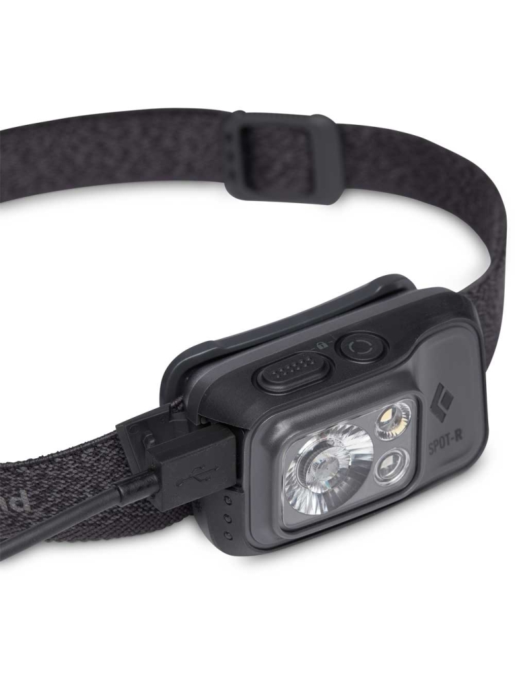 Black Diamond Spot 400-R Headlamp Graphite BD620676-Graphite verlichting online bestellen bij Kathmandu Outdoor & Travel