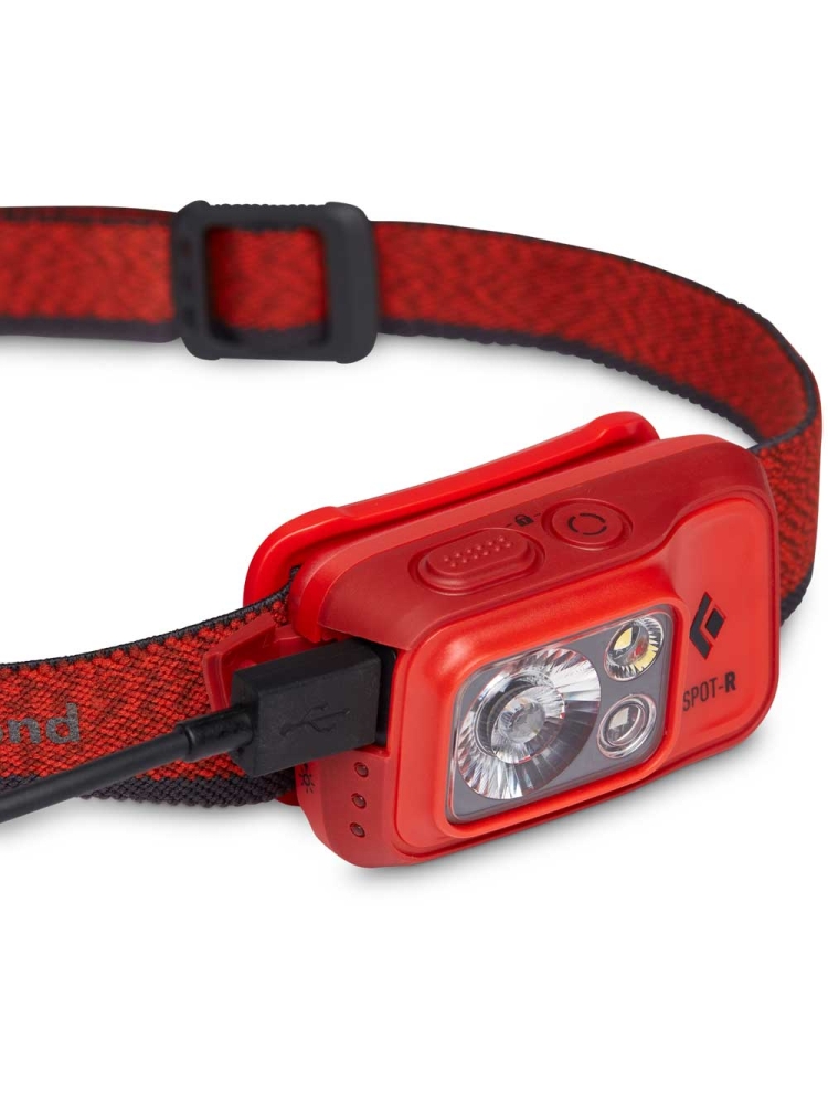Black Diamond Spot 400-R Headlamp Octane BD620676-Octane verlichting online bestellen bij Kathmandu Outdoor & Travel
