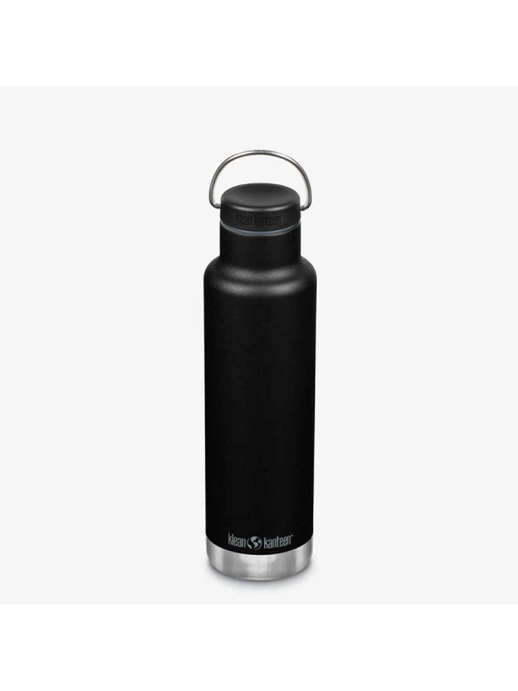 Klean Kanteen Isolatiefles Classic met ringdop 592ml/20oz black 1008457 drinkflessen en thermosflessen online bestellen bij Kathmandu Outdoor & Travel