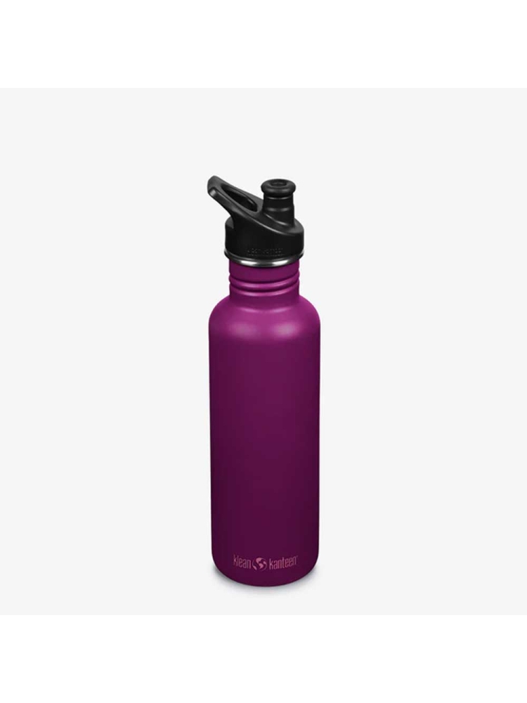 Klean Kanteen Drinkfles Classic met sportdop 800ml/27oz purple potion 1008440 drinkflessen en thermosflessen online bestellen bij Kathmandu Outdoor & Travel