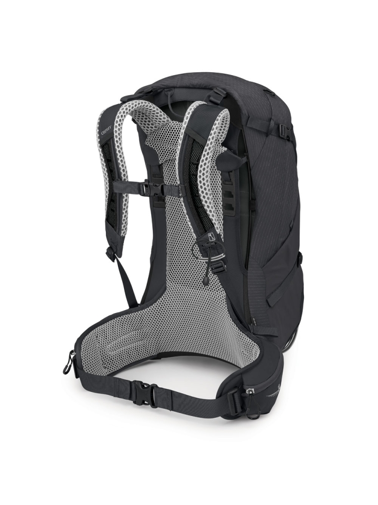 Osprey Stratos 34 Tunnel Vision Grey 10003565 dagrugzakken online bestellen bij Kathmandu Outdoor & Travel