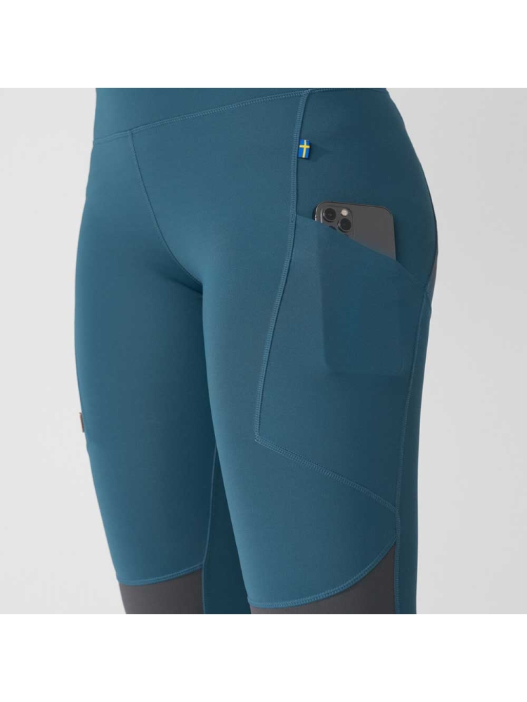 Fjällräven Abisko Trekking Tights Pro Women's Indigo Blue-Iron Grey 84771-534-048 broeken online bestellen bij Kathmandu Outdoor & Travel