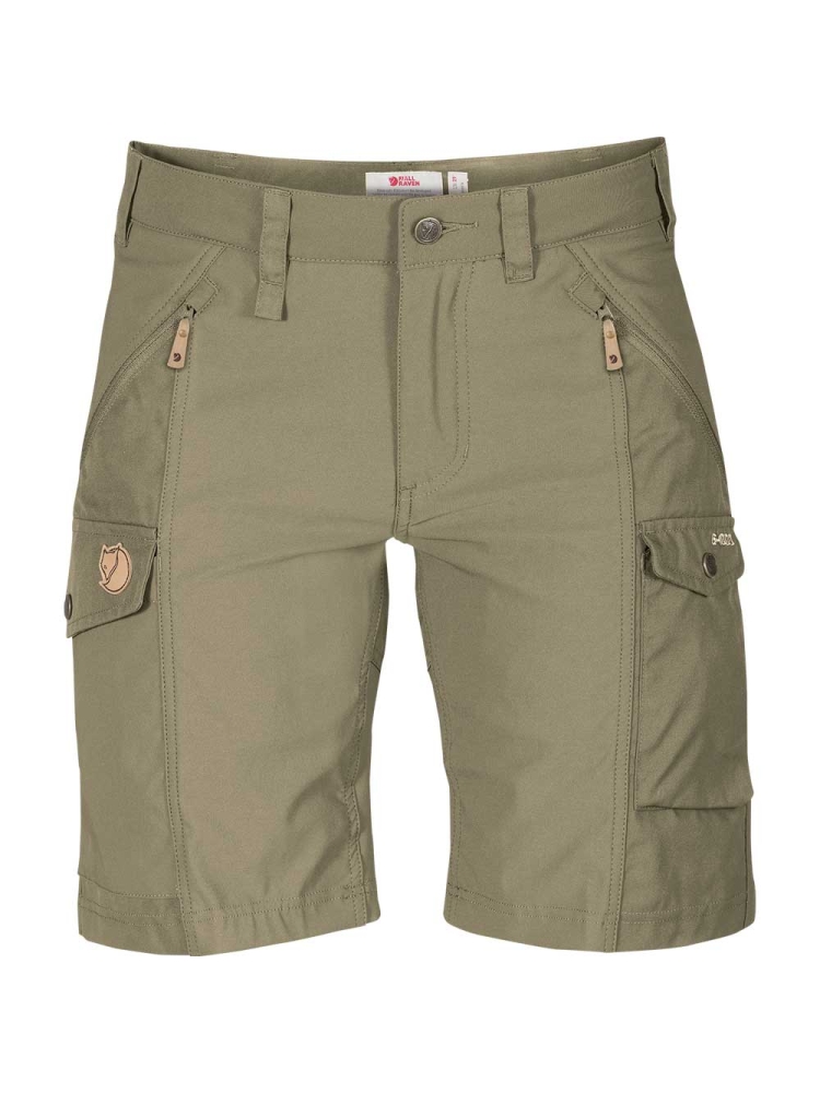 Fjällräven Nikka Shorts Curved Women's Light Olive 89731-622 broeken online bestellen bij Kathmandu Outdoor & Travel