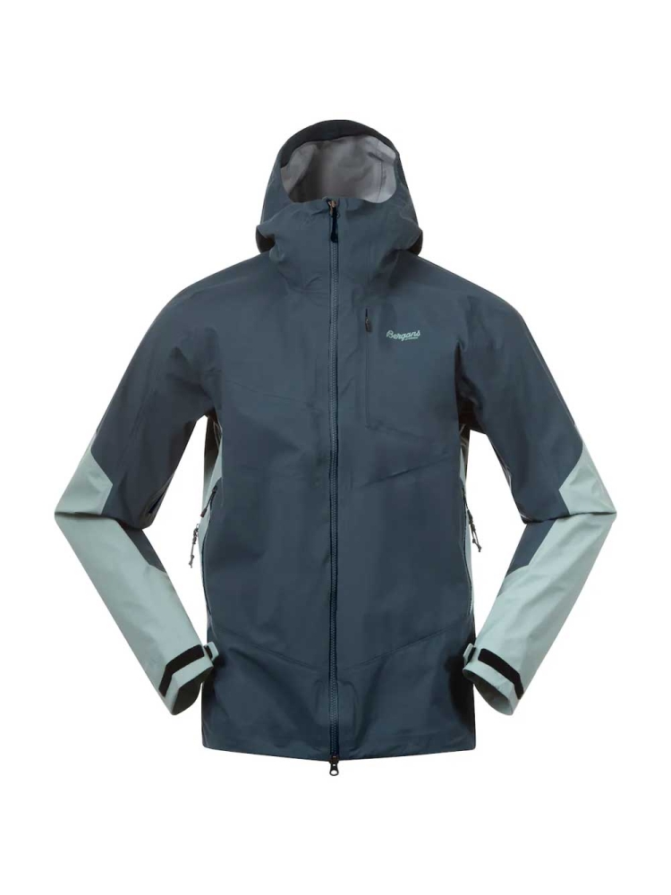 Bergans Rabot V2 3L Jacket Orion Blue/Misty Forest 1098-21477 jassen online bestellen bij Kathmandu Outdoor & Travel