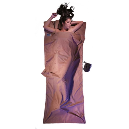 Cocoon  Travelsheet, 100% Egyptian Cotton Khaki