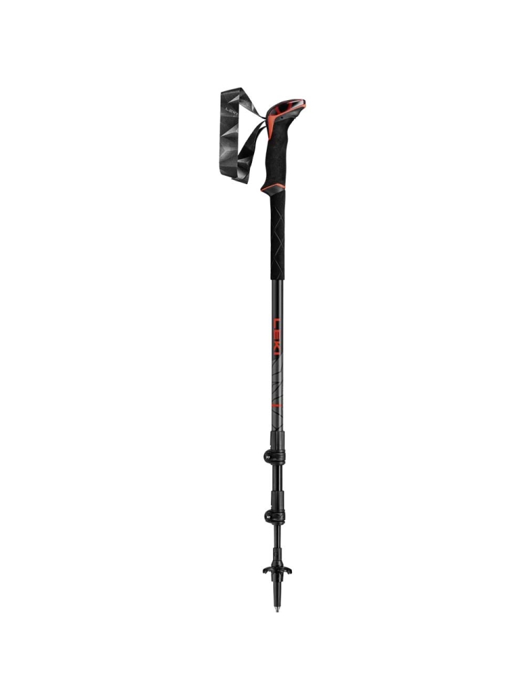 Leki Makalu bright-red/black/dark-anthraci LT65228491 wandelstokken en gamaschen online bestellen bij Kathmandu Outdoor & Travel