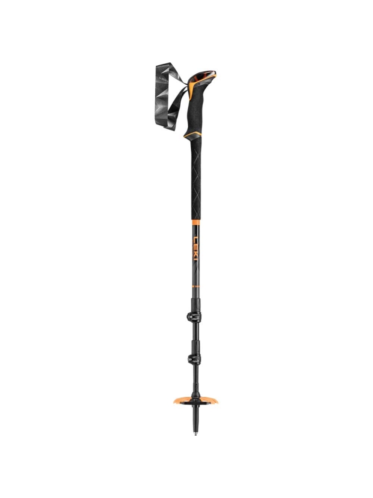 Leki Sherpa Lite neon-orange/black/denim-blue LT65221351 wandelstokken en gamaschen online bestellen bij Kathmandu Outdoor & Travel