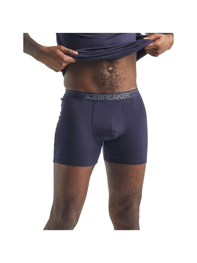 Icebreaker Anatomica Boxers Midnight Navy 103029-IB423 onderkleding/thermokleding online bestellen bij Kathmandu Outdoor & Travel