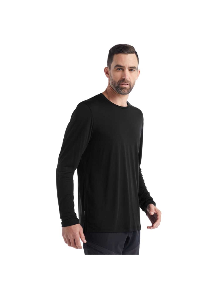 Icebreaker Sphere II Long Sleeve Tee Black 0A56D8-IB001 shirts en tops online bestellen bij Kathmandu Outdoor & Travel