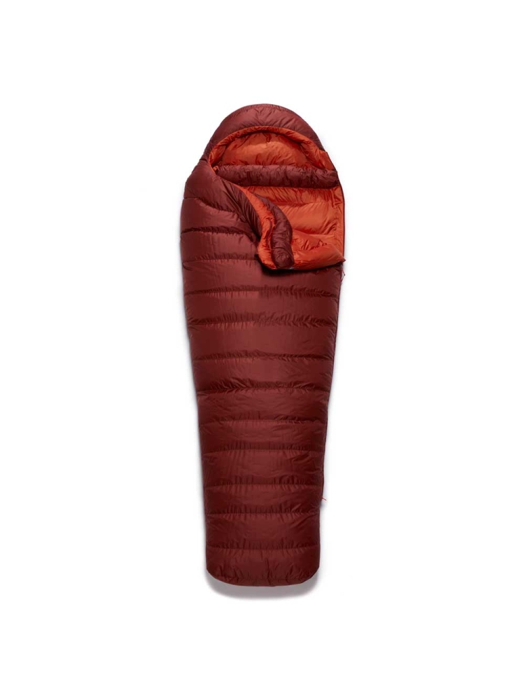 Rab Ascent 900 Oxblood Red QSD-39-OXB slaapzakken online bestellen bij Kathmandu Outdoor & Travel