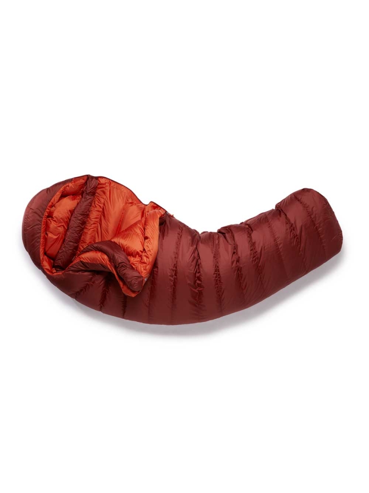 Rab Ascent 900 Oxblood Red QSD-39-OXB slaapzakken online bestellen bij Kathmandu Outdoor & Travel