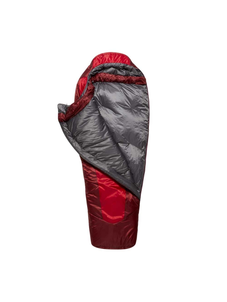 Rab Solar Eco 3 Women's Ascent Red QSS-09-ASR slaapzakken online bestellen bij Kathmandu Outdoor & Travel