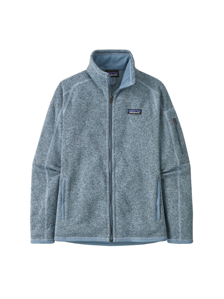 Patagonia Better Sweater Jacket Women's Steam Blue 25543-STME fleeces en truien online bestellen bij Kathmandu Outdoor & Travel