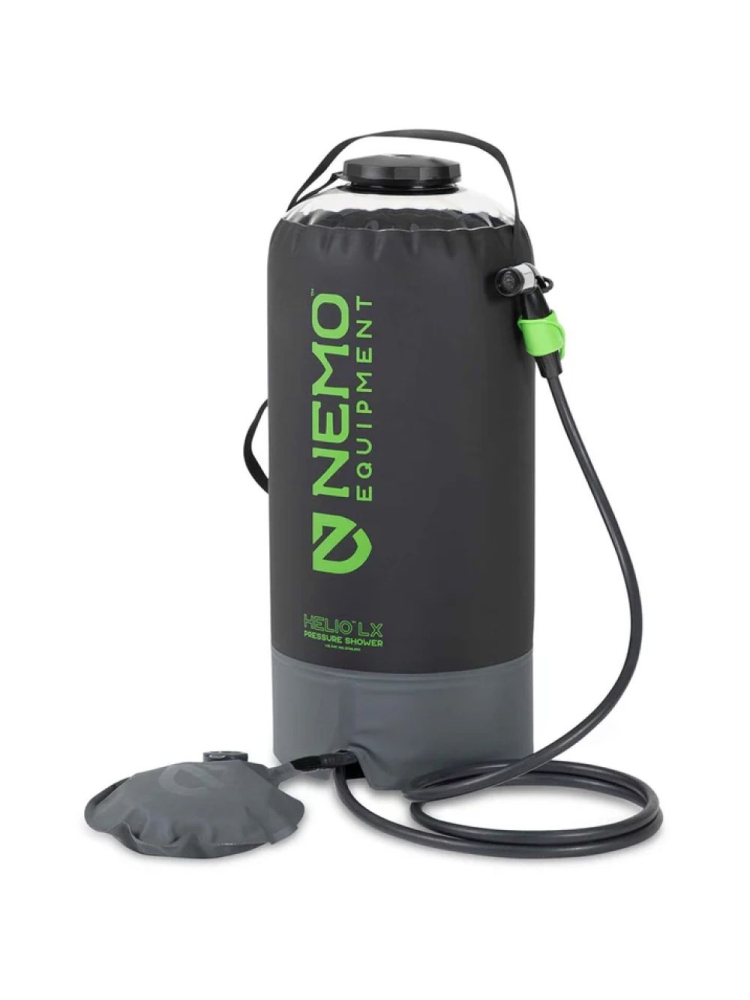Nemo Helio LX Pressure Shower Black/Apple Green 8116.66032010 wassen online bestellen bij Kathmandu Outdoor & Travel