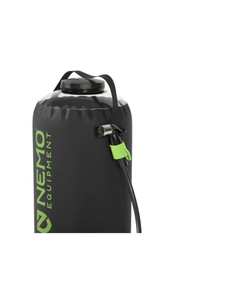 Nemo Helio LX Pressure Shower Black/Apple Green 8116.66032010 wassen online bestellen bij Kathmandu Outdoor & Travel
