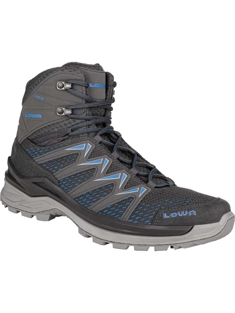 Lowa Innox Pro GTX Mid anthracite/blue LM310703-9743 wandelschoenen heren online bestellen bij Kathmandu Outdoor & Travel