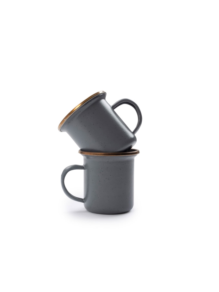 Barebones Espresso Cup Enamel 2 Pcs Stone Grey CKW-375 koken online bestellen bij Kathmandu Outdoor & Travel