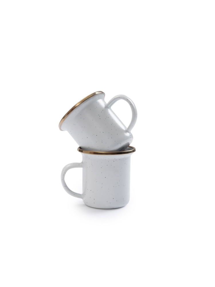 Barebones Espresso Cup Enamel 2 Pcs Egg Shell CKW-394 koken online bestellen bij Kathmandu Outdoor & Travel