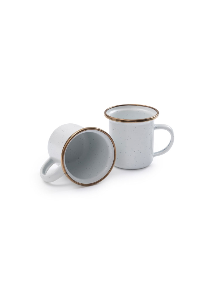 Barebones Espresso Cup Enamel 2 Pcs Egg Shell CKW-394 koken online bestellen bij Kathmandu Outdoor & Travel