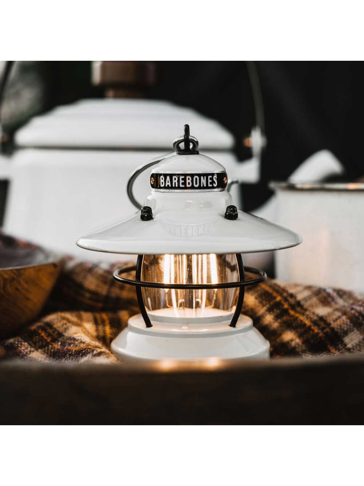 Barebones Barebones Mini Edison Lantern LIV-170 verlichting Barebones Mini Edison Lantern Vintage White LIV-170 verlichting online bestellen bij Kathmandu Outdoor & Travel