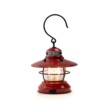 Barebones  Mini Edison Lantern Red