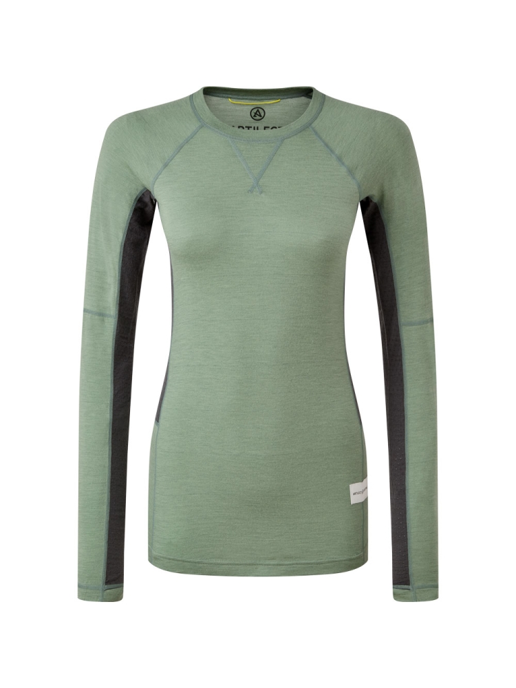Artilect Flatiron 185 Crew Women's Sea Spray/Ash 2212112-Sea Spray/As onderkleding/thermokleding online bestellen bij Kathmandu Outdoor & Travel