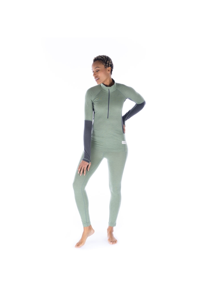 Artilect Flatiron 185 1/4 Zip Women's Sea Spray/Ash 2212113-Sea Spray/As onderkleding/thermokleding online bestellen bij Kathmandu Outdoor & Travel