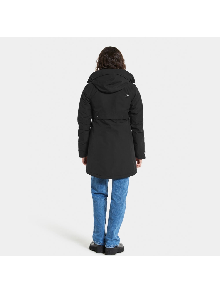 Didriksons Helle Parka 5 Women's Black 504301-060 jassen online bestellen bij Kathmandu Outdoor & Travel