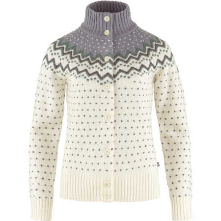 Fjällräven  Övik Knit Cardigan Women's Chalk White-Flint Grey 