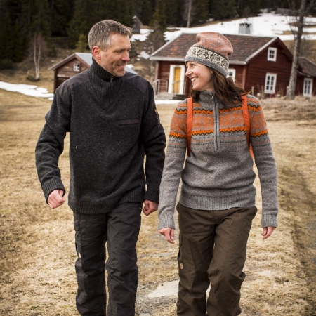 Fjällräven  Koster Sweater  Dark Grey