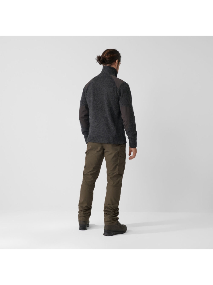 Fjällräven Koster Sweater  Dark Grey 90487-030 fleeces en truien online bestellen bij Kathmandu Outdoor & Travel
