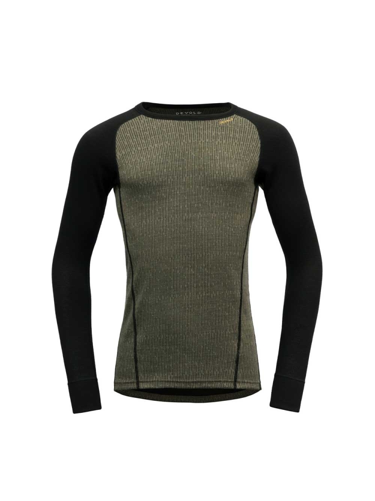 Devold Duo Active Merino 205 Shirt  LICHEN/CAVIAR GO 202 224 A-404A onderkleding/thermokleding online bestellen bij Kathmandu Outdoor & Travel