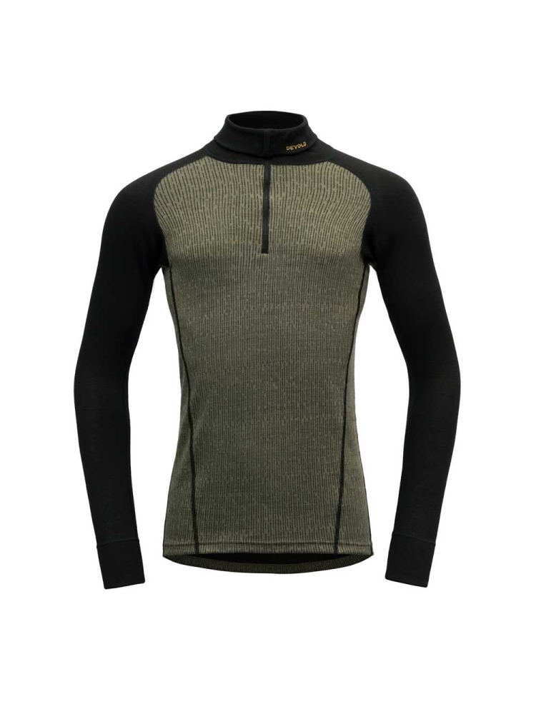 Devold Duo Active Merino 205 Z.Neck  LICHEN/CAVIAR GO 202 240 A-404A onderkleding/thermokleding online bestellen bij Kathmandu Outdoor & Travel