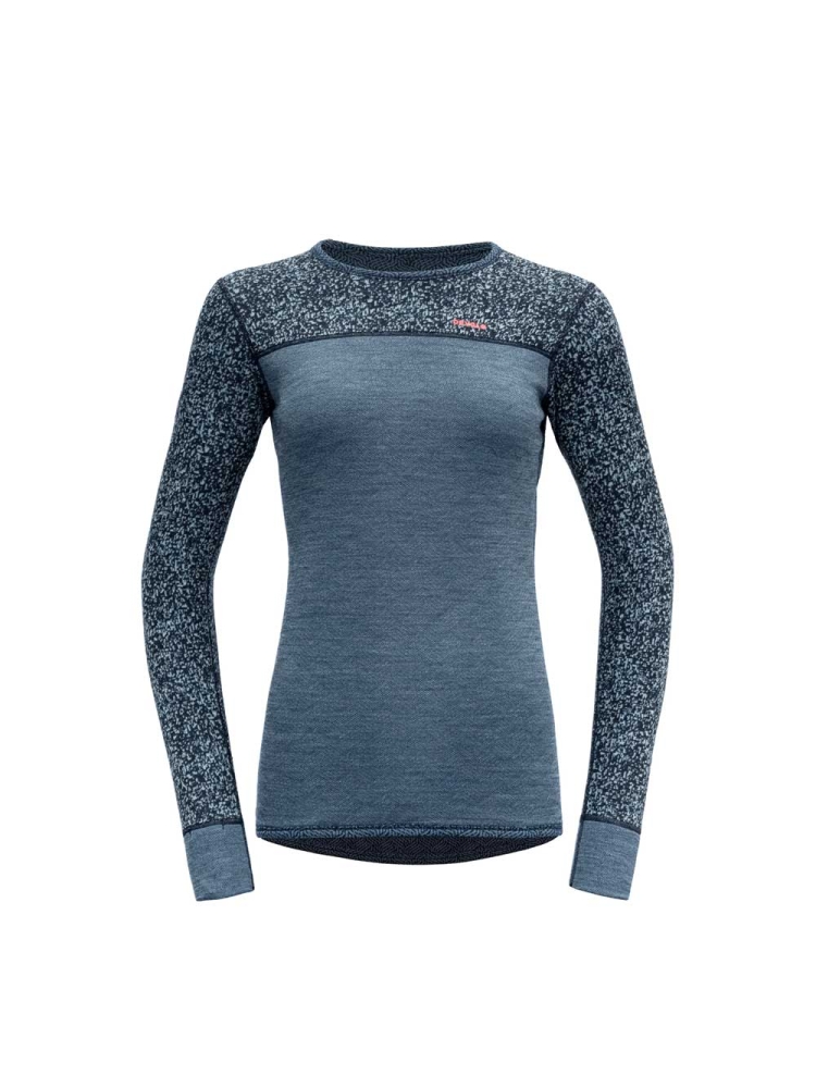 Devold Kvitegga Merino 230 Shirt Women's Ink GO 325 227 A-284A onderkleding/thermokleding online bestellen bij Kathmandu Outdoor & Travel